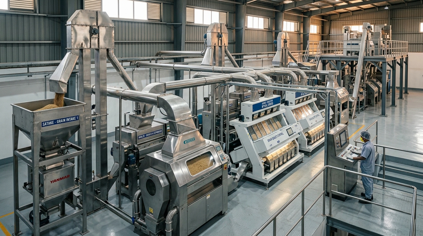 Modern rice milling technology